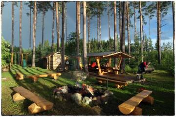 Фото номера Дом с 2 спальнями Дома для отпуска Haudamäe Holiday Home г. Meelva 56