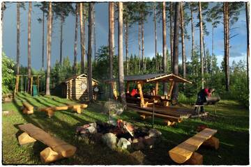 Фото номера Дом с 2 спальнями Дома для отпуска Haudamäe Holiday Home г. Meelva 24